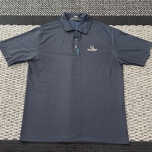 Tiger Woods Platinum Polo Nike Dri-Fit Men’s Size XL Quail Hollow Performance